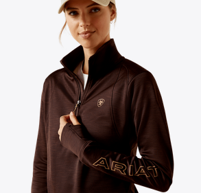 Ariat Womens Team Equestrian 1/2 Zip Pullover